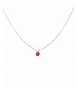 Collier Confetti Rubis Solitaire