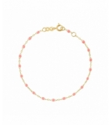 Bracelet fuchsia Classique Gigi, Or jaune, 17 cm