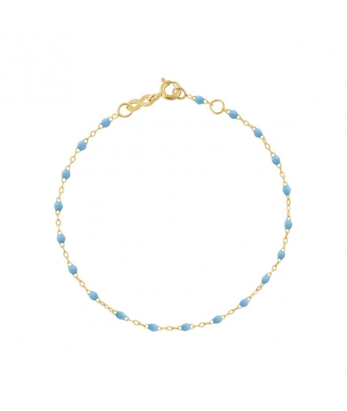 Bracelet turquoise Classique Gigi, Or jaune, 17 cm