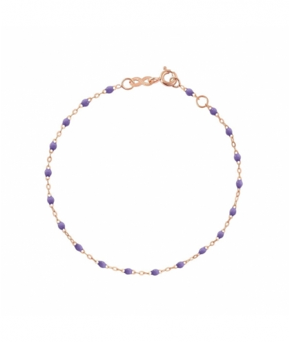 Bracelet mauve Classique Gigi, Or rose,17 cm