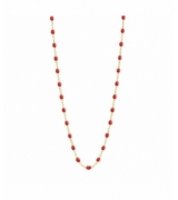 Collier coquelicot Classique Gigi, Or jaune, 42 cm