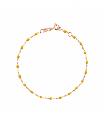 Bracelet canarie Classique Gigi, Or rose,17 cm