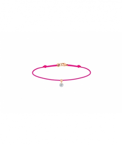 Bracelet Cordon BB Rose Fluo