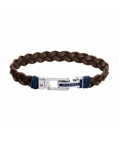 Bracelet HommeTommy Hilfiger cuir marron