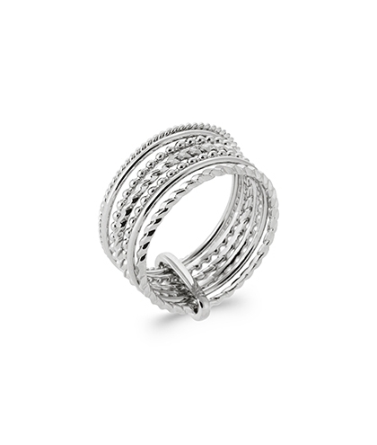 Collection GEM Bague Bangalore argent