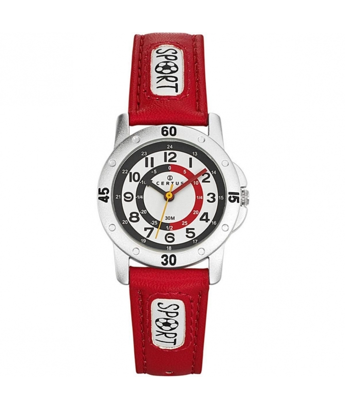 Certus montre analogique rouge enfant