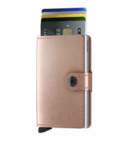 Secrid Miniwallet Metallic Rose