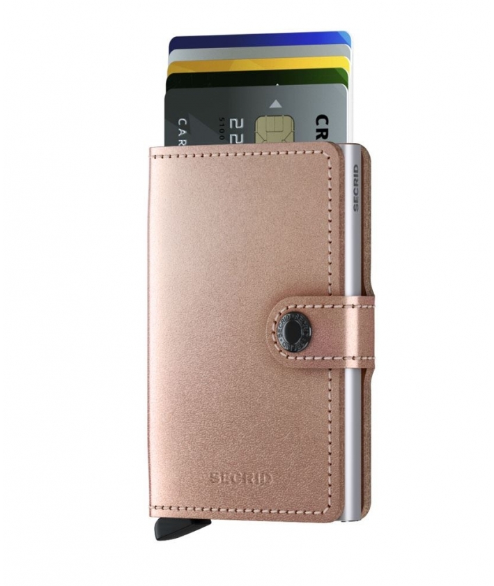 Secrid Miniwallet Metallic Rose