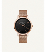 Rosefield The Mercer Noir Or Rose 38mm