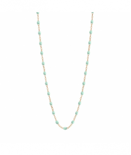 Gigi Clozeau Collier jade Classique Gigi,Or rose, 42 cm