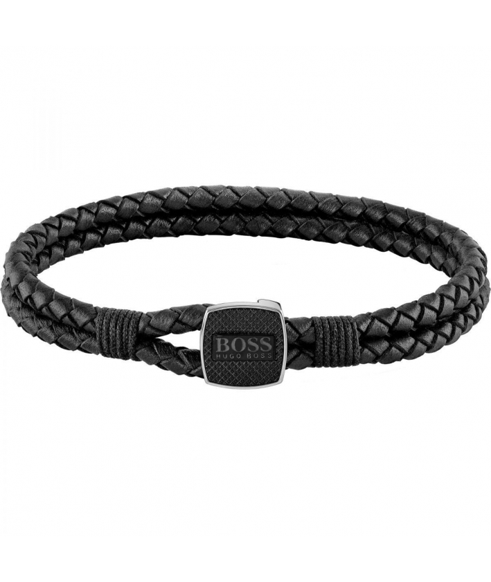 Boss Bracelet Homme Seal Black