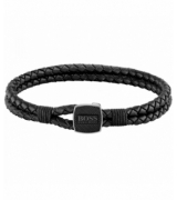 Boss Bracelet Homme Seal Black