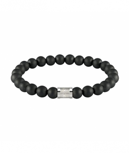 Boss Bracelet Homme Beads for Him noir