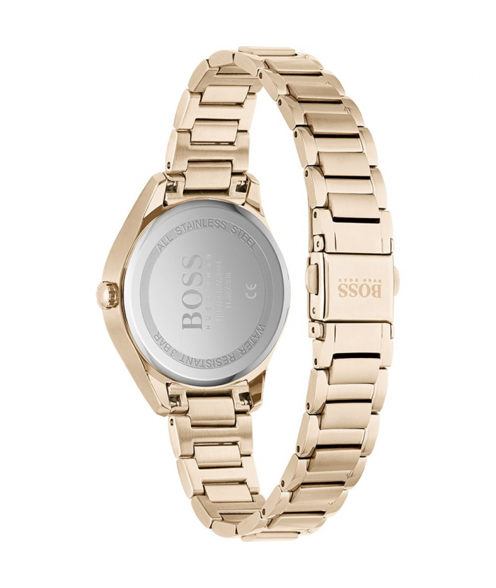 Boss montre femme Grand Course cadran gris t bracelet rode gold