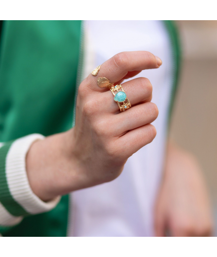 Bague Stella Amazonite