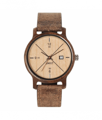 DWYT montre Baïkal Marron sépia