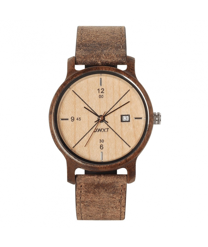 DWYT montre Baïkal Marron sépia