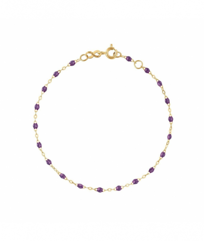 Bracelet violet Classique Gigi, Or jaune, 17 cm