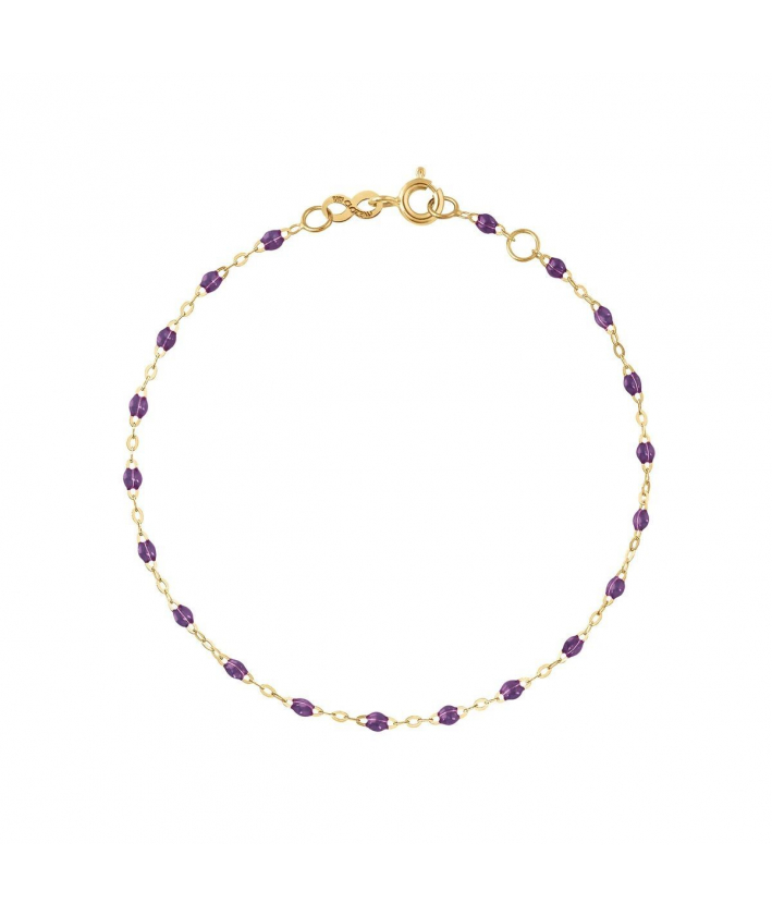 Bracelet violet Classique Gigi, Or jaune, 17 cm