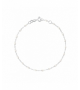 Bracelet blanc Classique Gigi, Or blanc