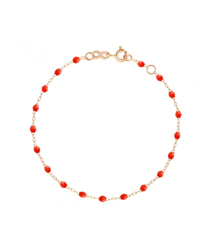 Gigi Clozeau Bracelet corail Classique Gigi, or rose, 15 cm