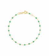 Gigi Clozeau Bracelet menthe Classique Gigi, or jaune, 17 cm