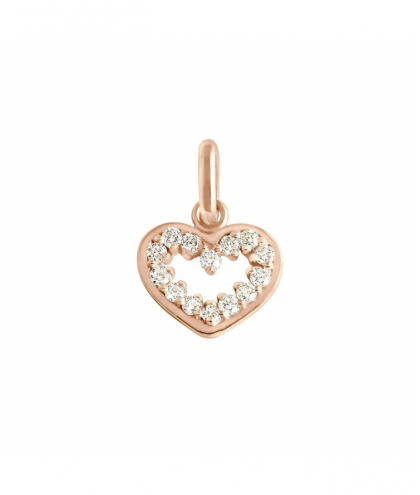 Gigi Clozeau Pendentif Cœur suprême, diamants, or rose