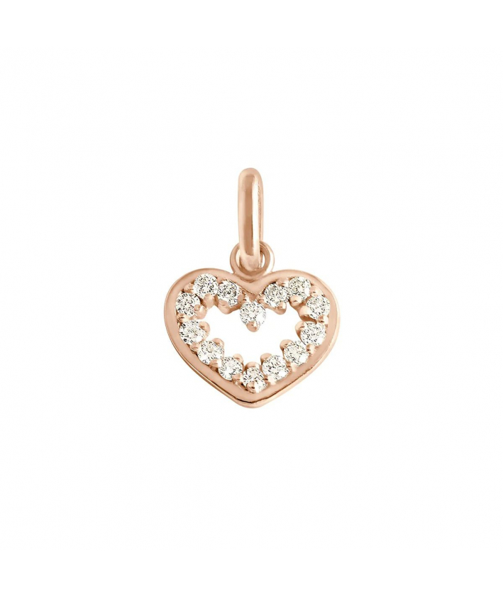 Gigi Clozeau Pendentif Cœur suprême, diamants, or rose