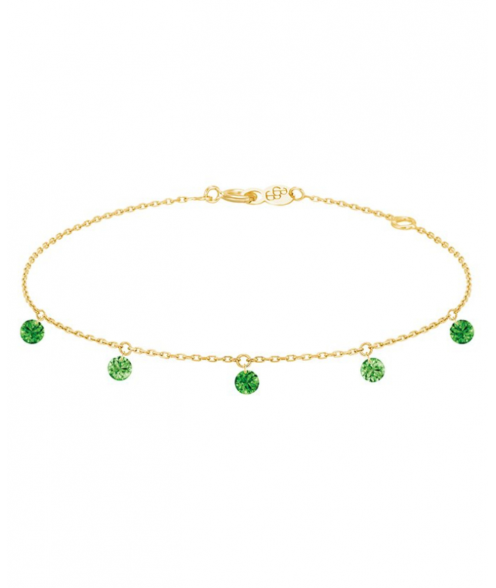 La Brune et La Blonde - Bracelet Confetti Vert