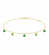 La Brune et La Blonde - Bracelet Confetti Vert