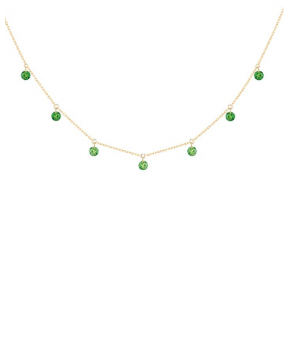 La Brune et La Blonde - Collier Confetti Vert