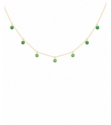 La Brune et La Blonde - Collier Confetti Vert