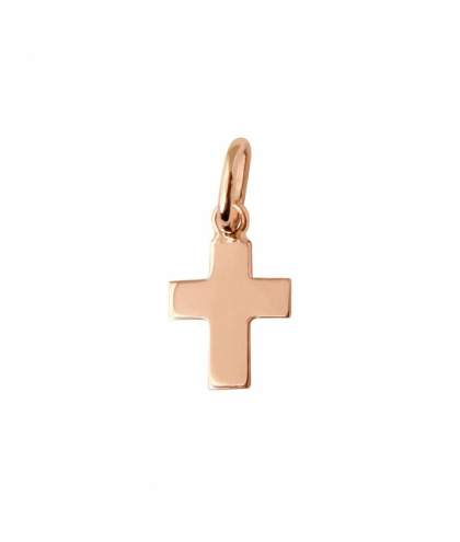 Gigi Clozeau - Pendentif Croix, or rose