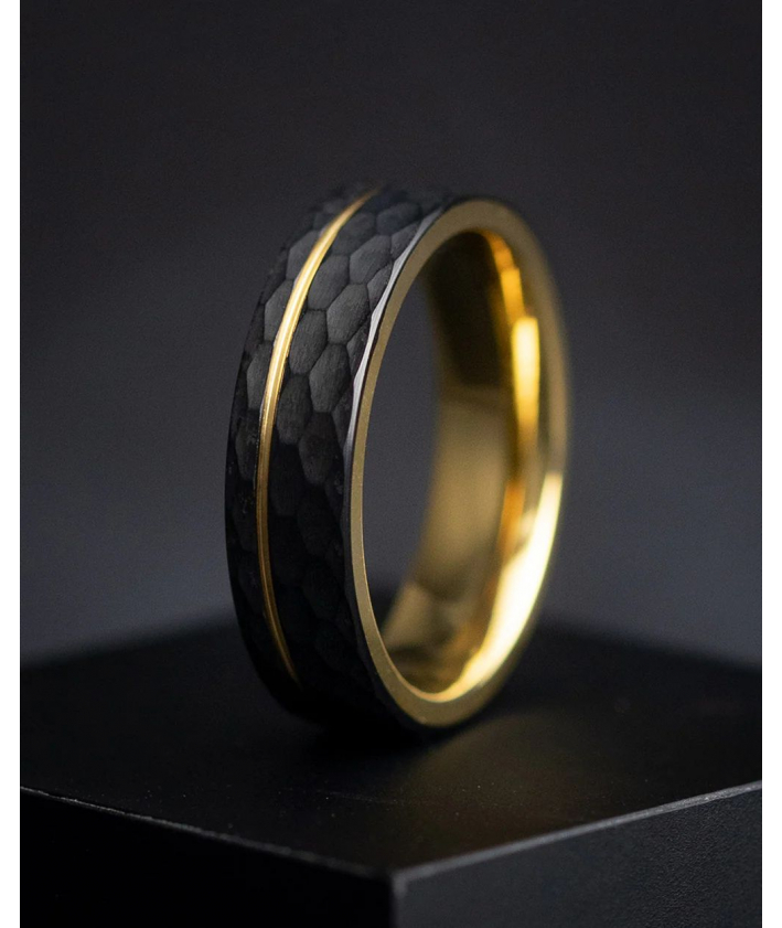 Gemini - Bague Alter Gold Titane doré