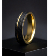 Gemini - Bague Alter Gold Titane doré